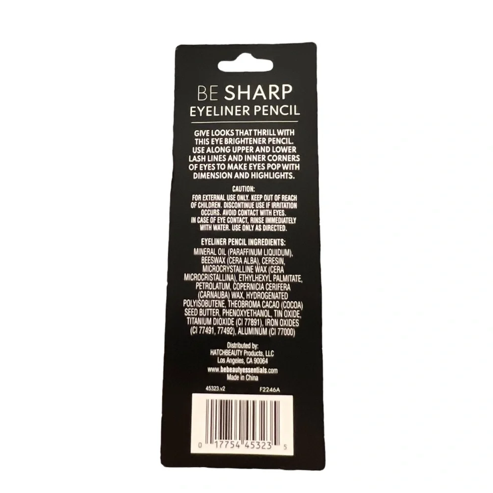 BE Beauty Essentials Eyeliner Pencil Eye Brightener White‎ NEW Hatch Beauty